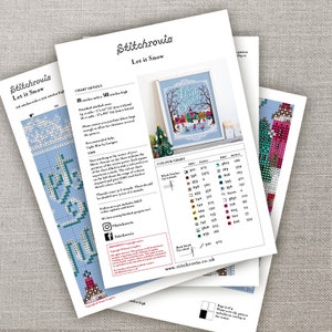 Let It Snow - Cross Stitch Pattern (digital Format - PDF) - Etsy