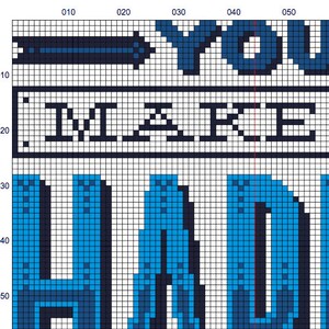 Happy when Skies are Grey Cross Stitch Pattern Digital Format PDF image 3