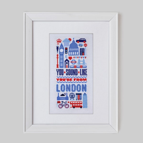 Sound Like London Kreuzstichanleitung (Digitales Format - PDF)