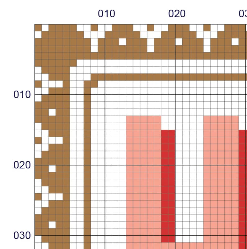 Home Sweet Home Cross Stitch Pattern Digital Format PDF image 3