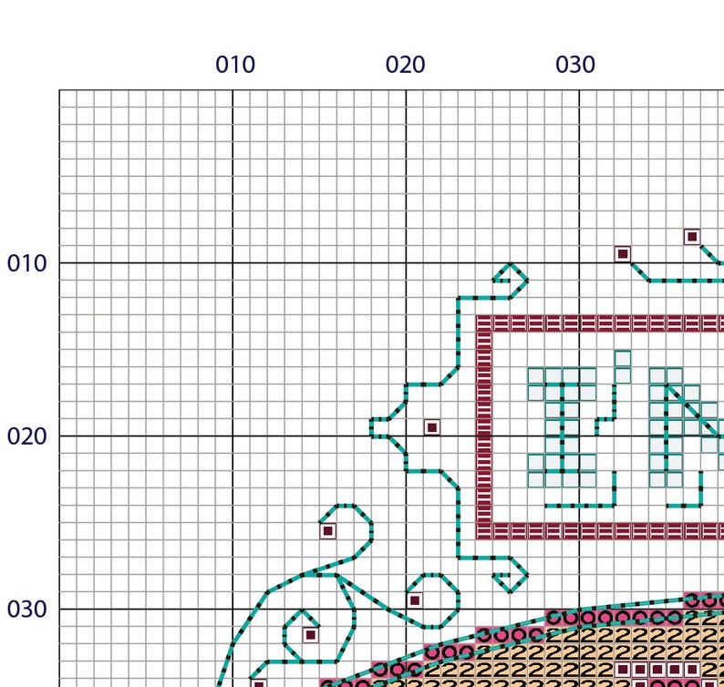 Awesome Cross Stitch Pattern Digital Format PDF image 3