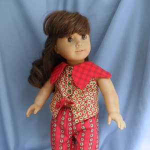 18 inch doll - Summer or Fall Gardening Outfit