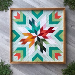 Barn Quilt Wood Wall Art. Dove in the Window Quilt Block - Etsy