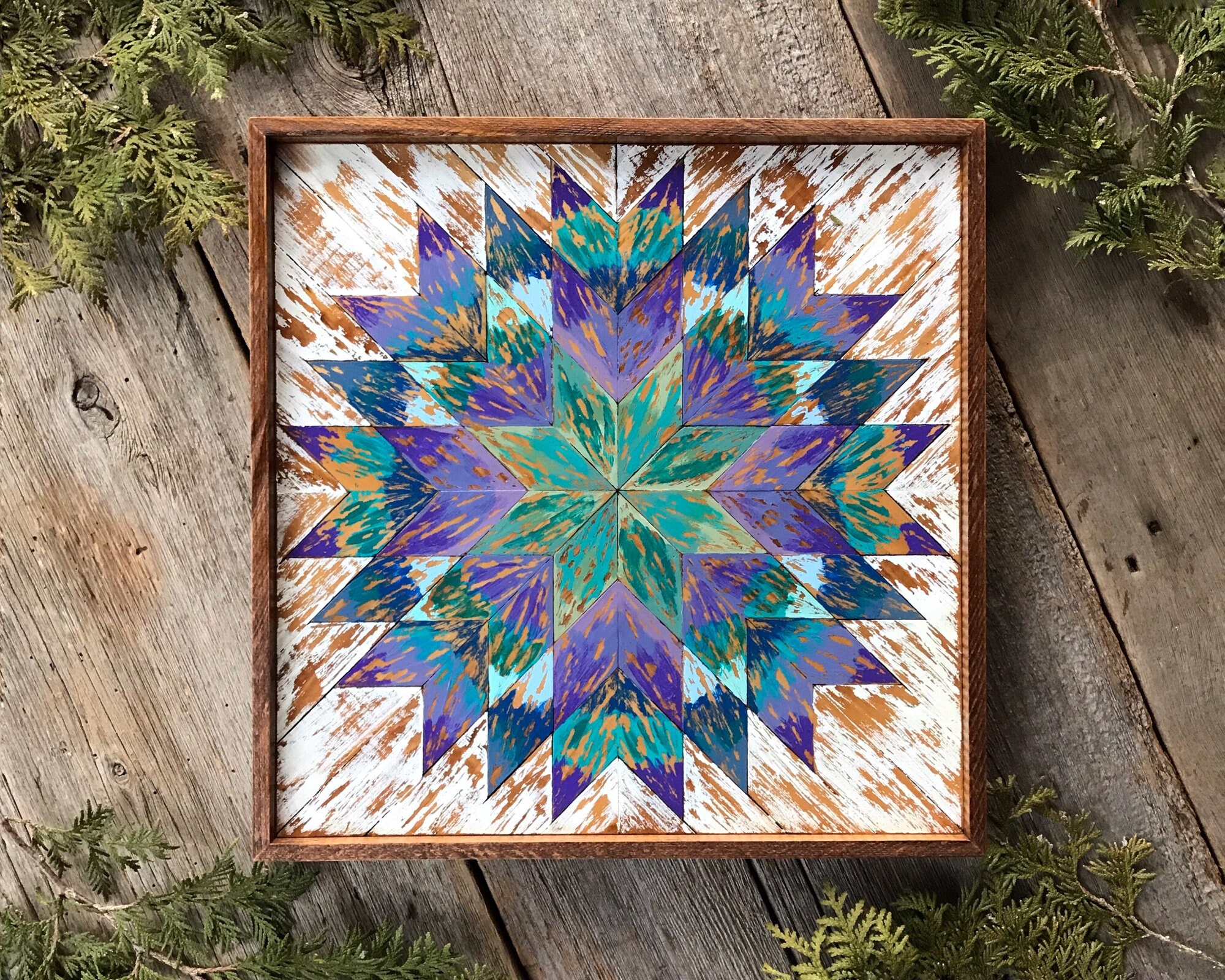 Wood Barn Star Wall Art For The Home Texas Lone Star Quilt Etsy