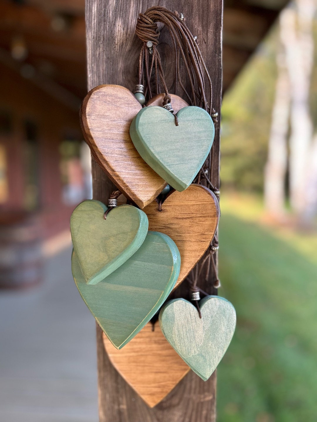 Wood Heart Decor. Wooden Heart Wall Decoration. Heart Shaped Wall Hanging. Handmade Rustic Heart