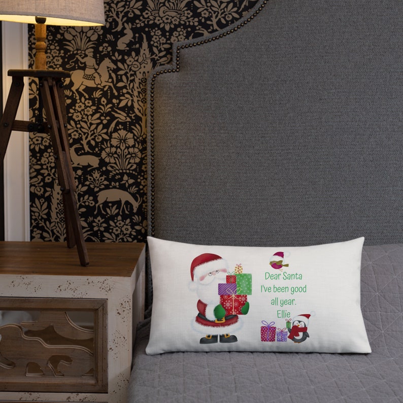 Download Childs Personalised Christmas Eve Pillowcase Beautiful | Etsy