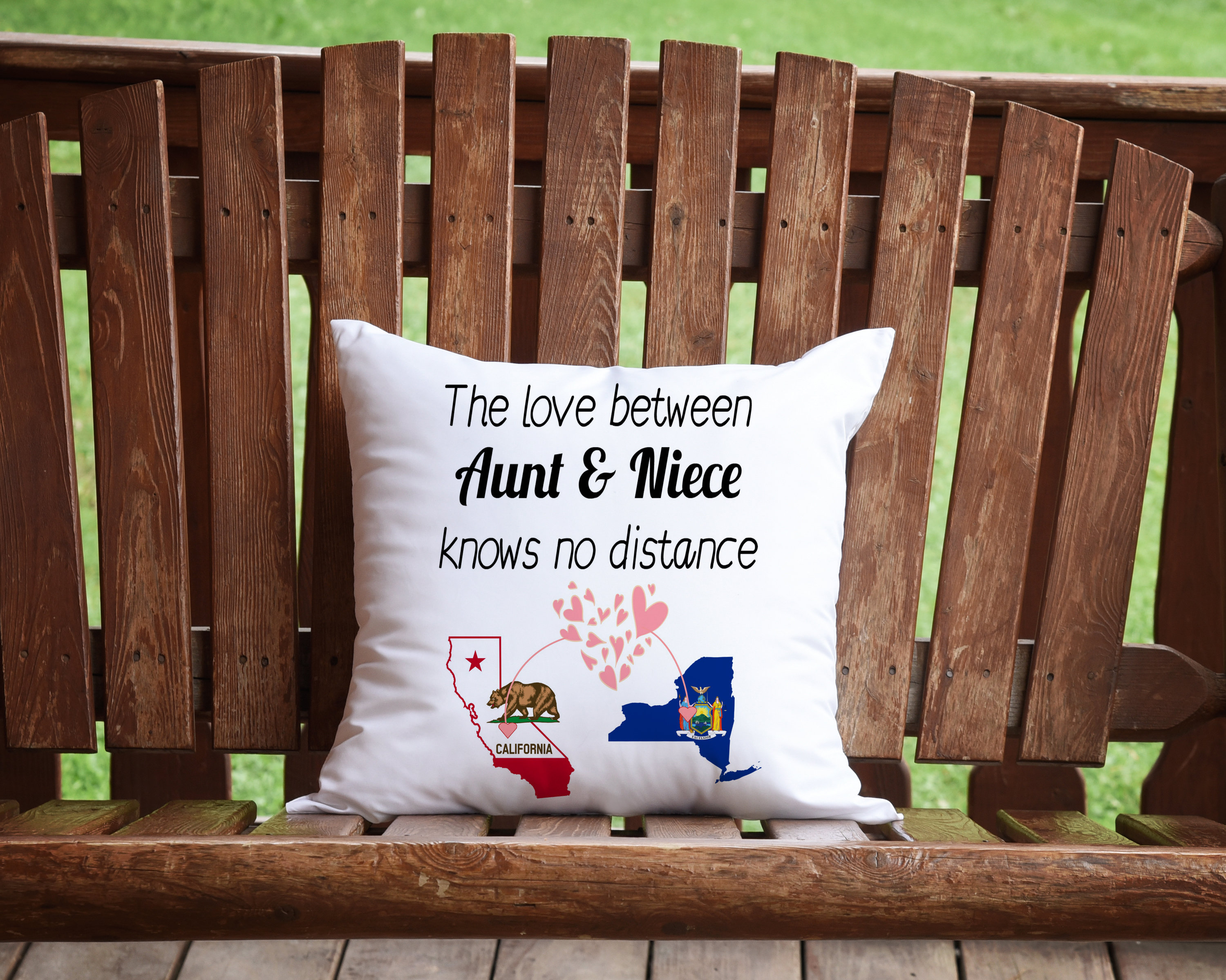 Long Distance Pillow Makes a Fab Long Distance Family Gift Etsy UK