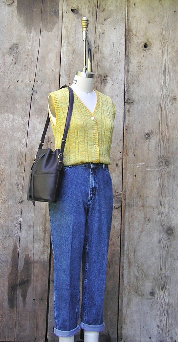 vintage 1970s sleeveless knit top + 70s vintage s… - image 4