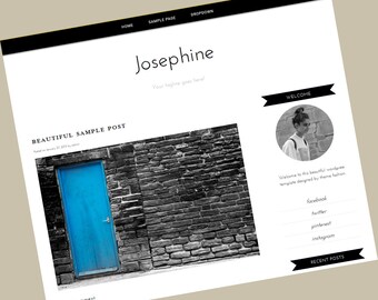 Wordpress Blog Theme - Josephine