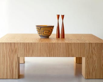 Mondo Coffee Table in White Oak