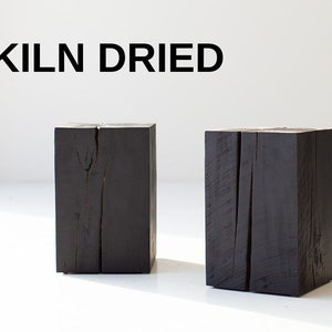 Burnt Shou Sugi Ban Side Table in Solid Maple