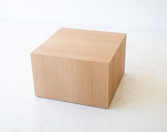White Oak Side Table