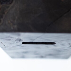 modern wood side table, image 4
