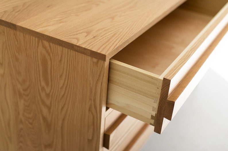 White Oak Modern Dresser image 5