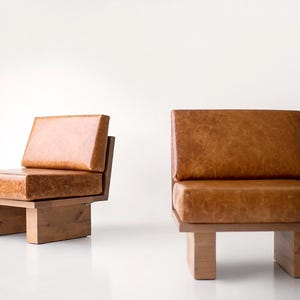 Suelo® Modern Side Chair in Leather