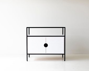 Mid-Century Modern Chest With Doors by Bertu