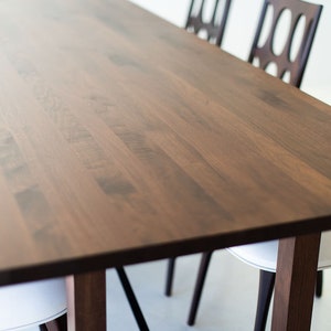 dining table, wood furniture, walnut dining table, wood table,wood dining table,modern dining table image 3