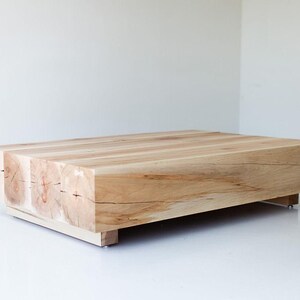 Curated visual reference: Modern Wood Beam Coffee Table Photo Inspiration