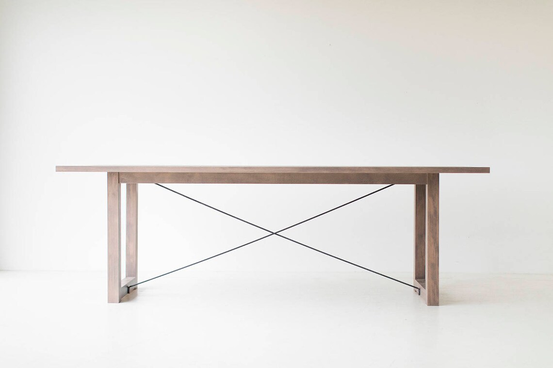 Wood Table Top Weathered Grey Dining Table Top Grey Dining Etsy