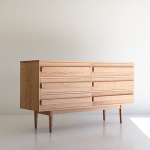 White Oak Modern Dresser