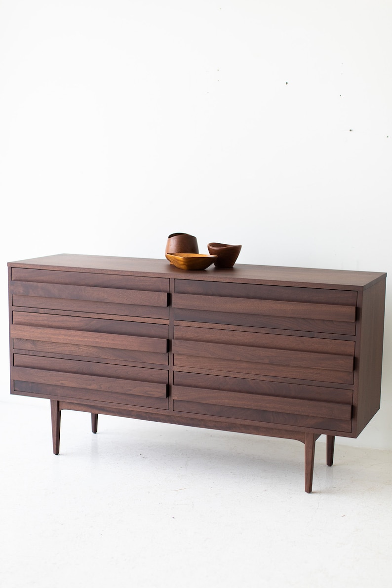 Modern Walnut Dresser image 3