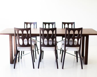 dining table, wood furniture, walnut dining table, wood table,wood dining table,modern dining table