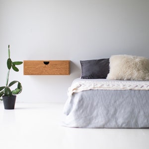 Mid Century Modern Oak Nightstands