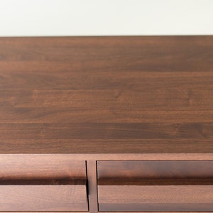 Modern Walnut Dresser image 4