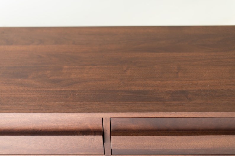 Modern Walnut Dresser image 4