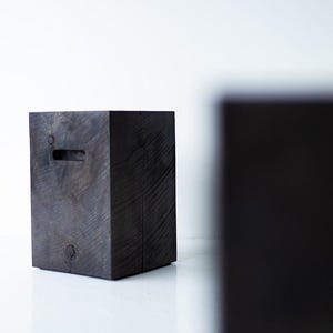modern wood side table, image 3