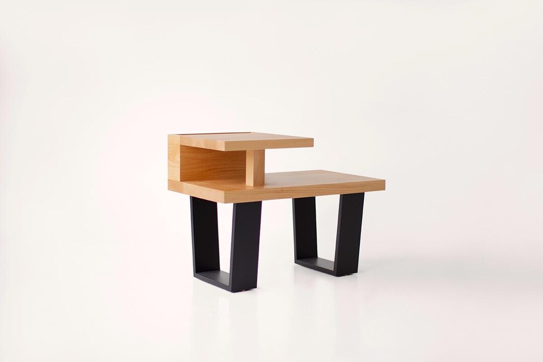 Mid Century Inspired End Table - Etsy