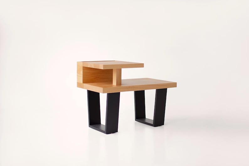 Mid Century Inspired End Table - Etsy