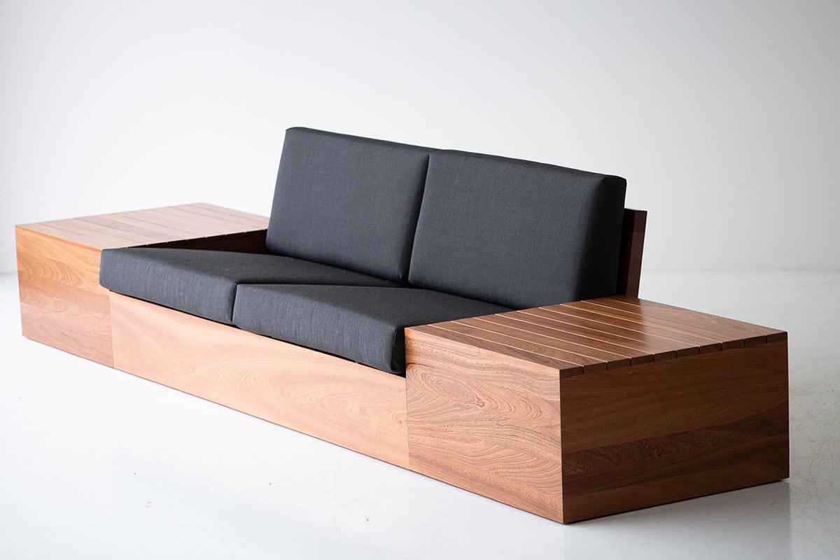 Patio Furniture Bali Sofa With Side Tables Etsy UK