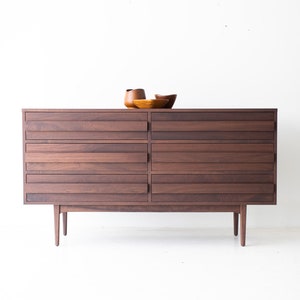 Modern Walnut Dresser image 9