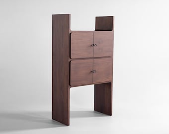 Modern Walnut Bookshelf - The Parker