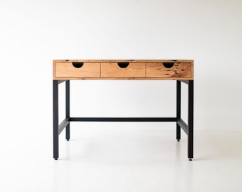 Reclaimed Oak Desk , Bureau , Modern Desk , Office Desk, Classic, Mid Century, Modern.