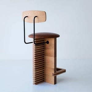 Wood Back Cicely Counter Stool, Image 01
