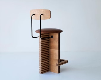 Wood Back Cicely Counter Stool