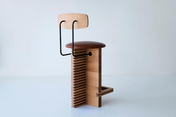 Wood Back Cicely Counter Stool
