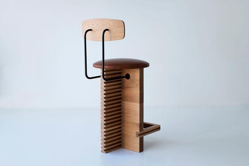 Wood Back Cicely Counter Stool, Image 01