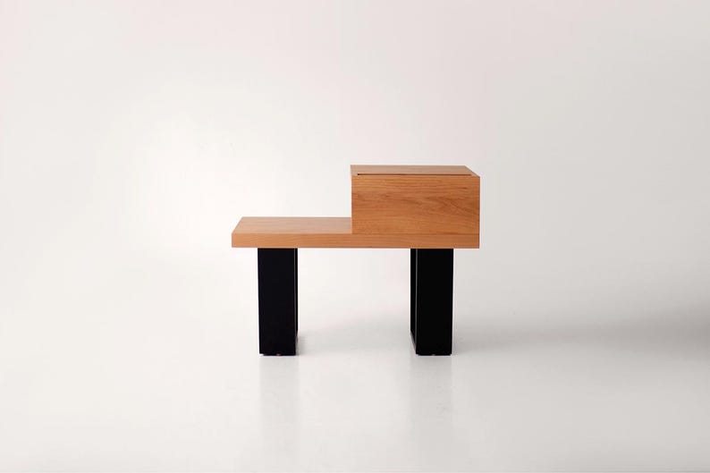 Mid Century Inspired End Table - Etsy