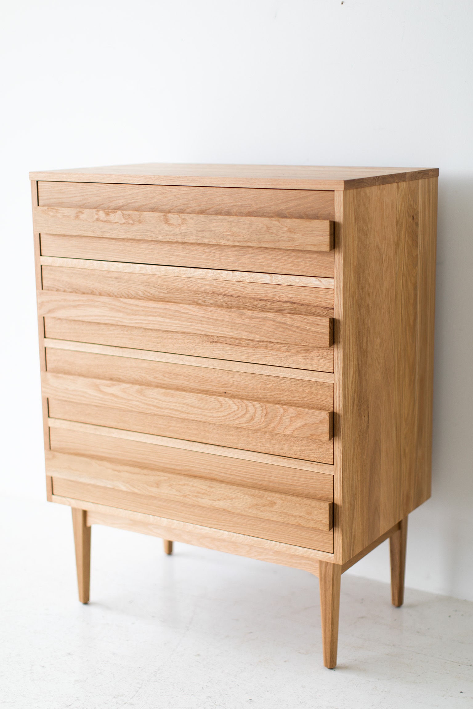 Mid Century Modern White Oak Dresser Etsy UK