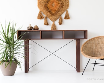 modern wood console, modern, walnut console,wood, console, wood console, console wood