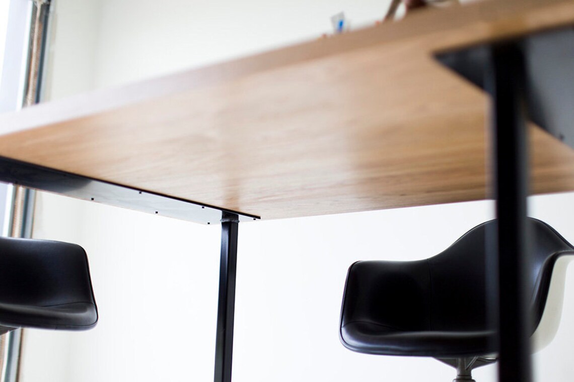 Industrial Conference Table Conference Table Modern Etsy Canada