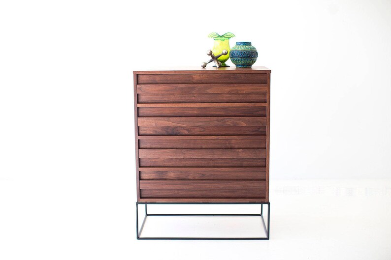 SALE Mid century dresser mid century modern walnut dresser mid century credenza