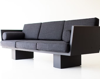 Suelo Black Modern Sofa