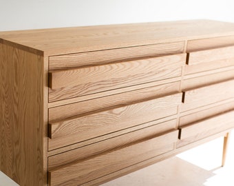 White oak cheap modern dresser