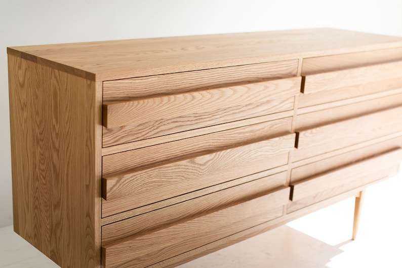 White Oak Modern Dresser image 2