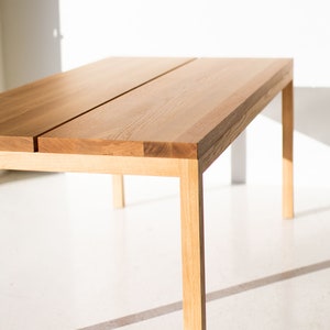Modern Split Panel Dining Table