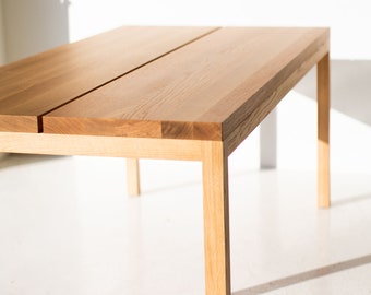 Modern Split Panel Dining Table